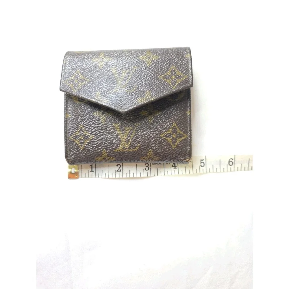 Louis Vuitton, Brown Mono, Mens Multiple‎ Tri-fold Wallet